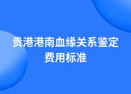 貴港港南血緣關(guān)系鑒定當(dāng)天加急價(jià)格