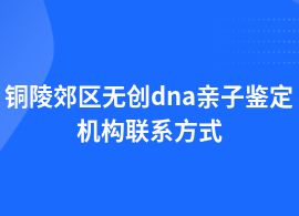 銅陵郊區(qū)無(wú)創(chuàng)dna親子鑒定是在哪里鑒定的